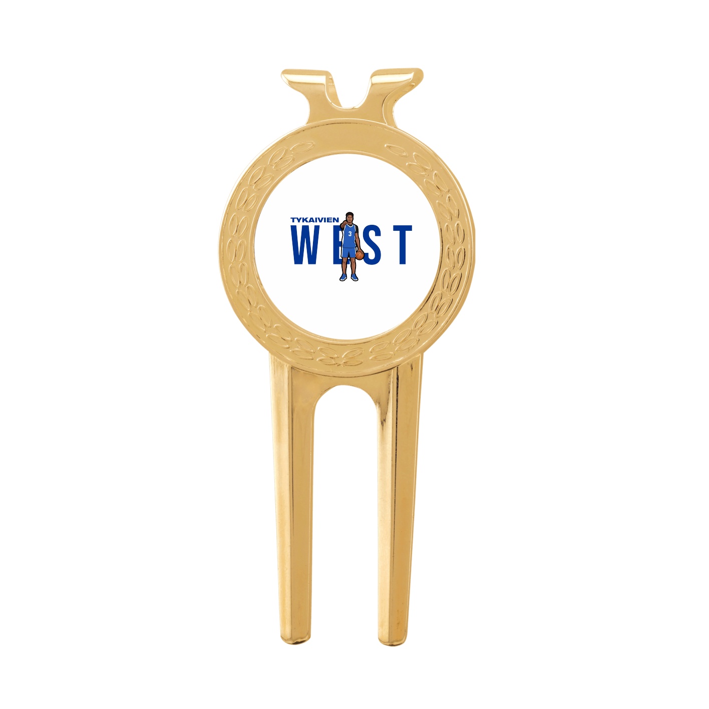 Divot Tool with Ball Marker — Player Name in Classic