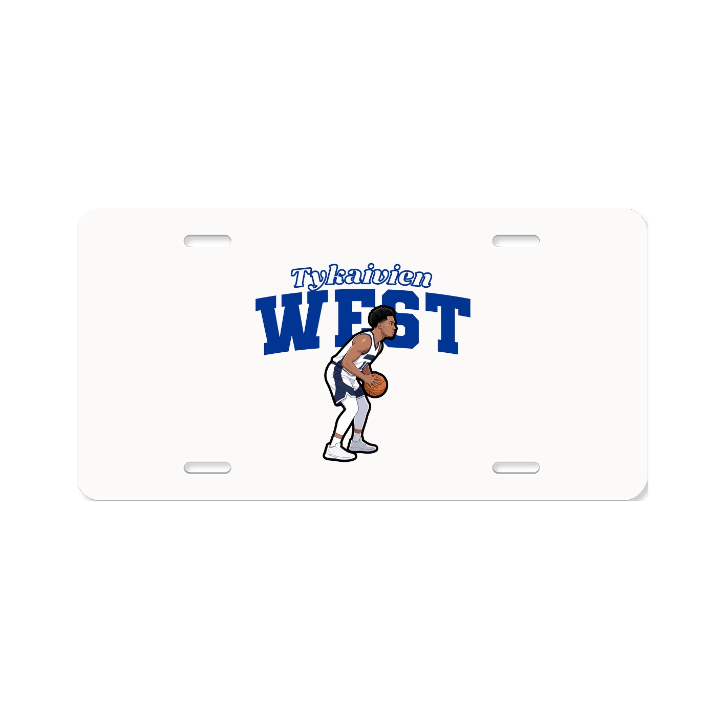 License Plate — Name Arch in Classic