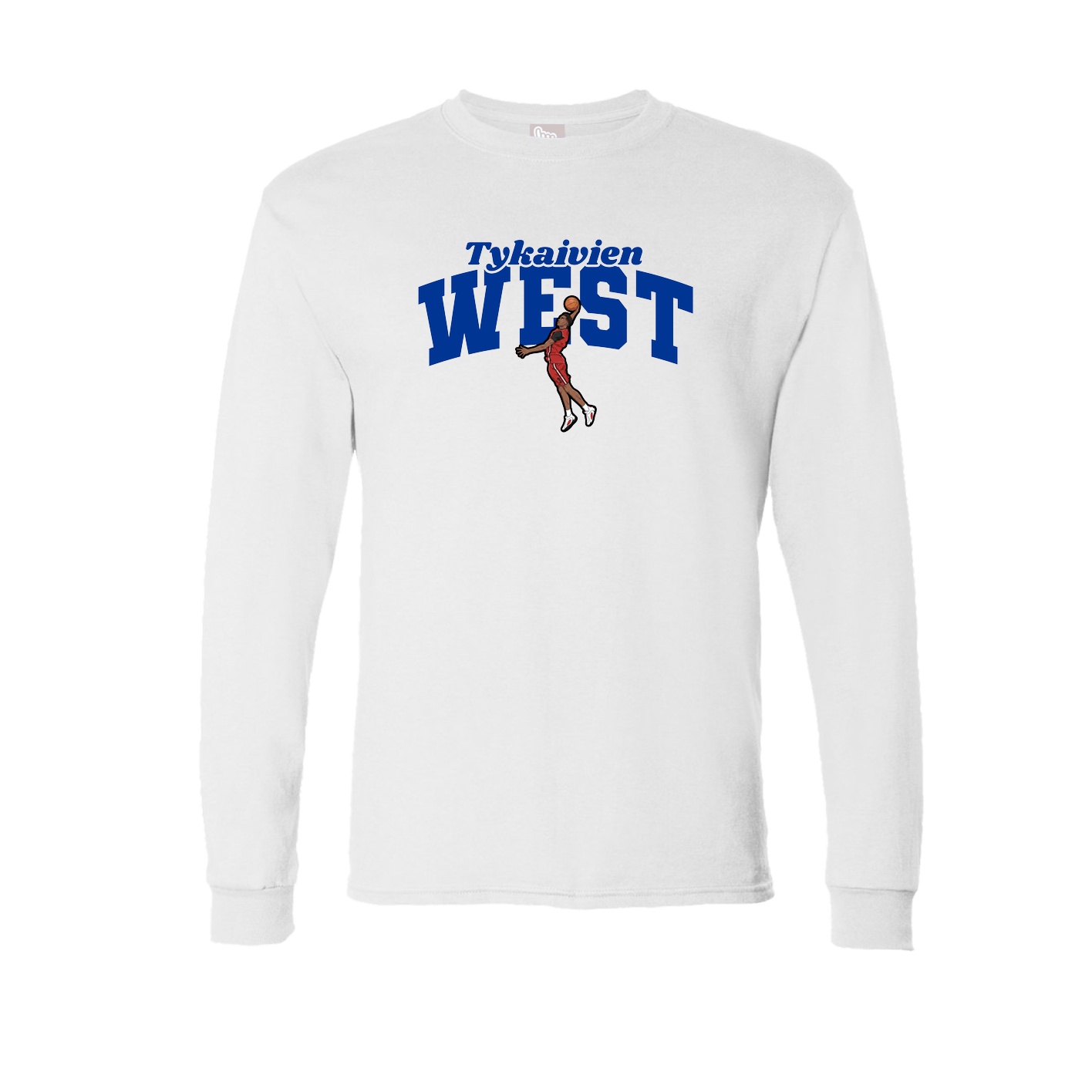 Long Sleeve Tee — Signature Arch in White
