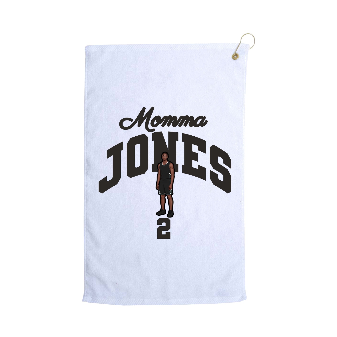 Golf Towel — Mothers Day Arch in White