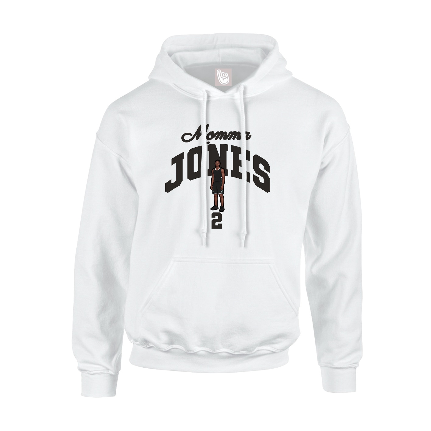 Youth Hoodie — Mothers Day Arch in White