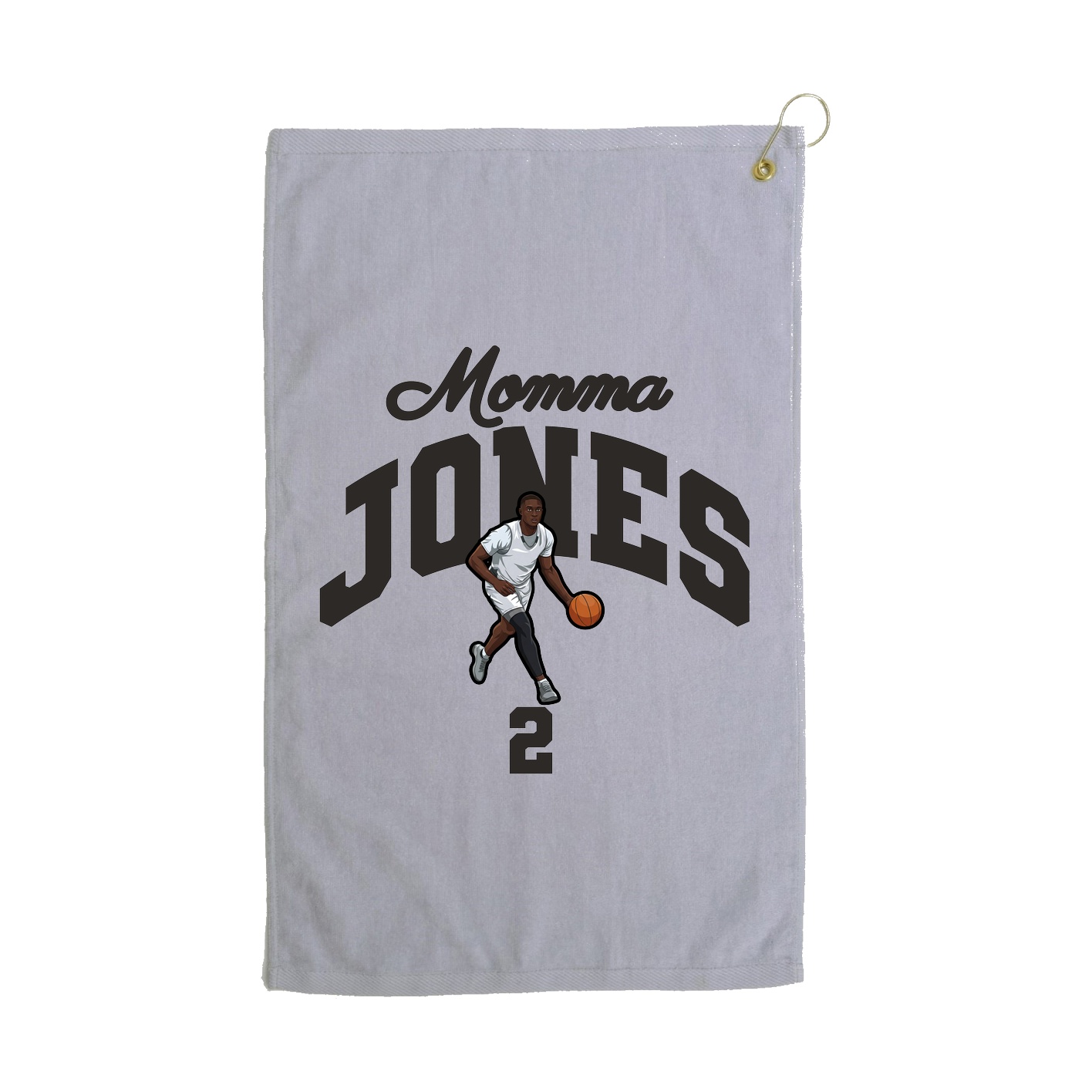 Golf Towel — Mothers Day Arch in Grey