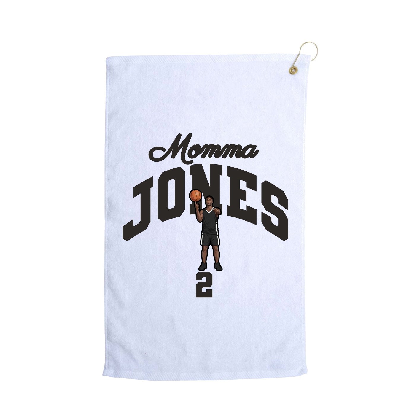 Golf Towel — Mothers Day Arch in White