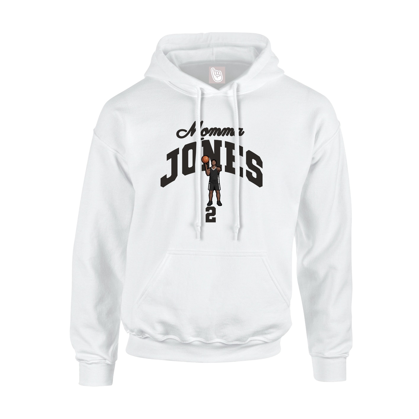 Youth Hoodie — Mothers Day Arch in White
