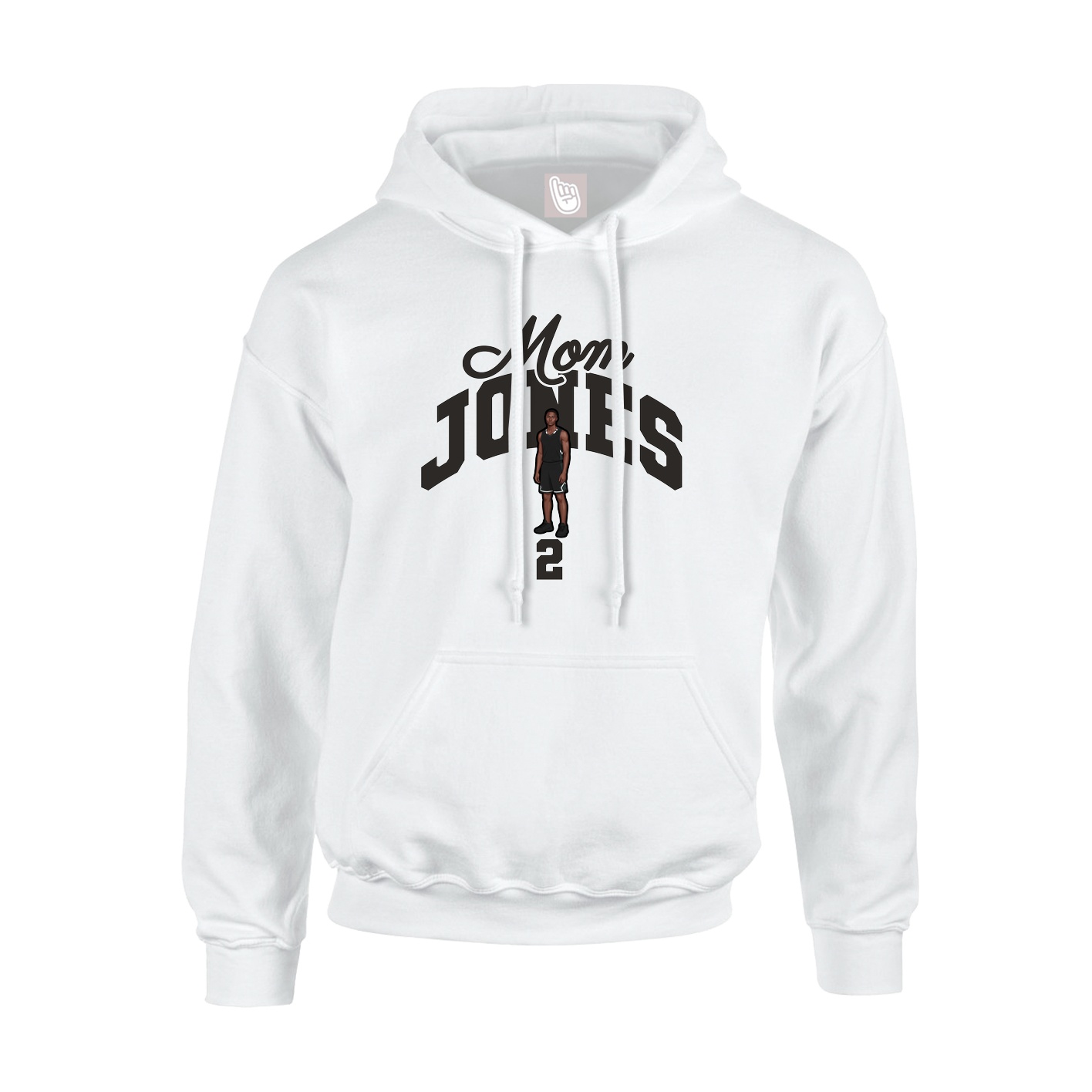 Hoodie — Mothers Day Arch in White