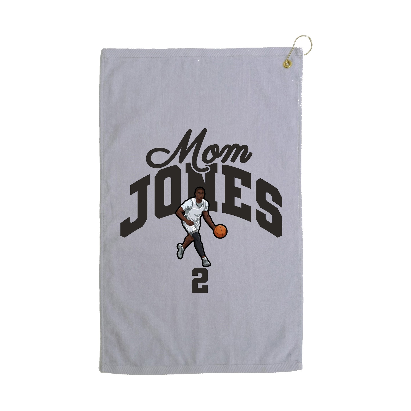 Golf Towel — Mothers Day Arch in Grey