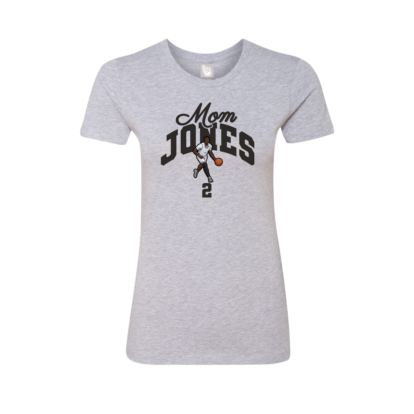 Womens Tee — Mothers Day Arch in Grey