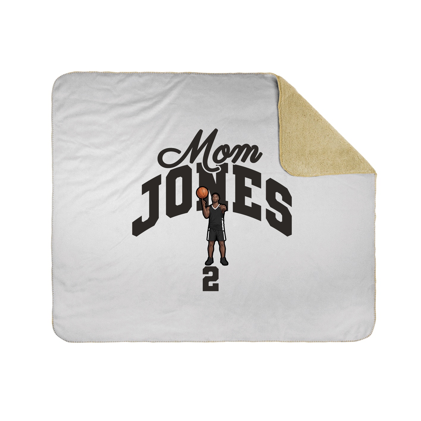 Throw Blanket — Mothers Day Arch in White