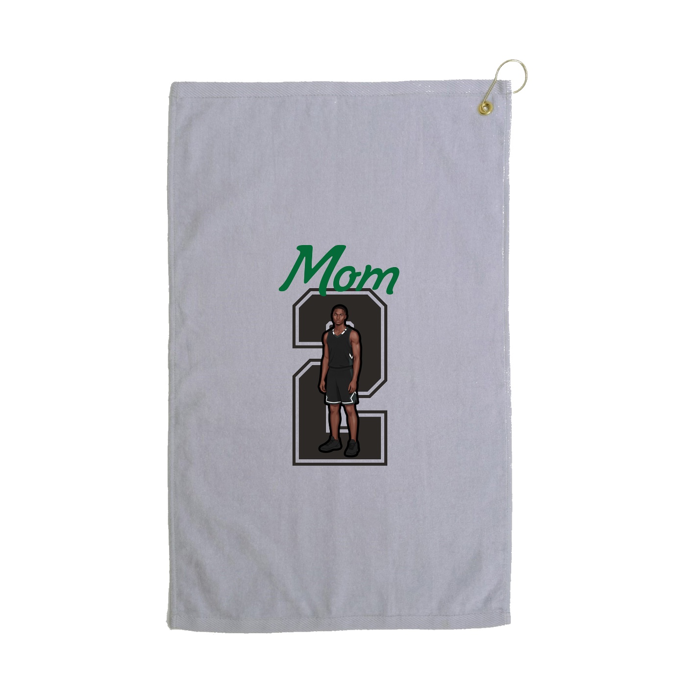 Golf Towel — Mothers Day Shirsey in Grey