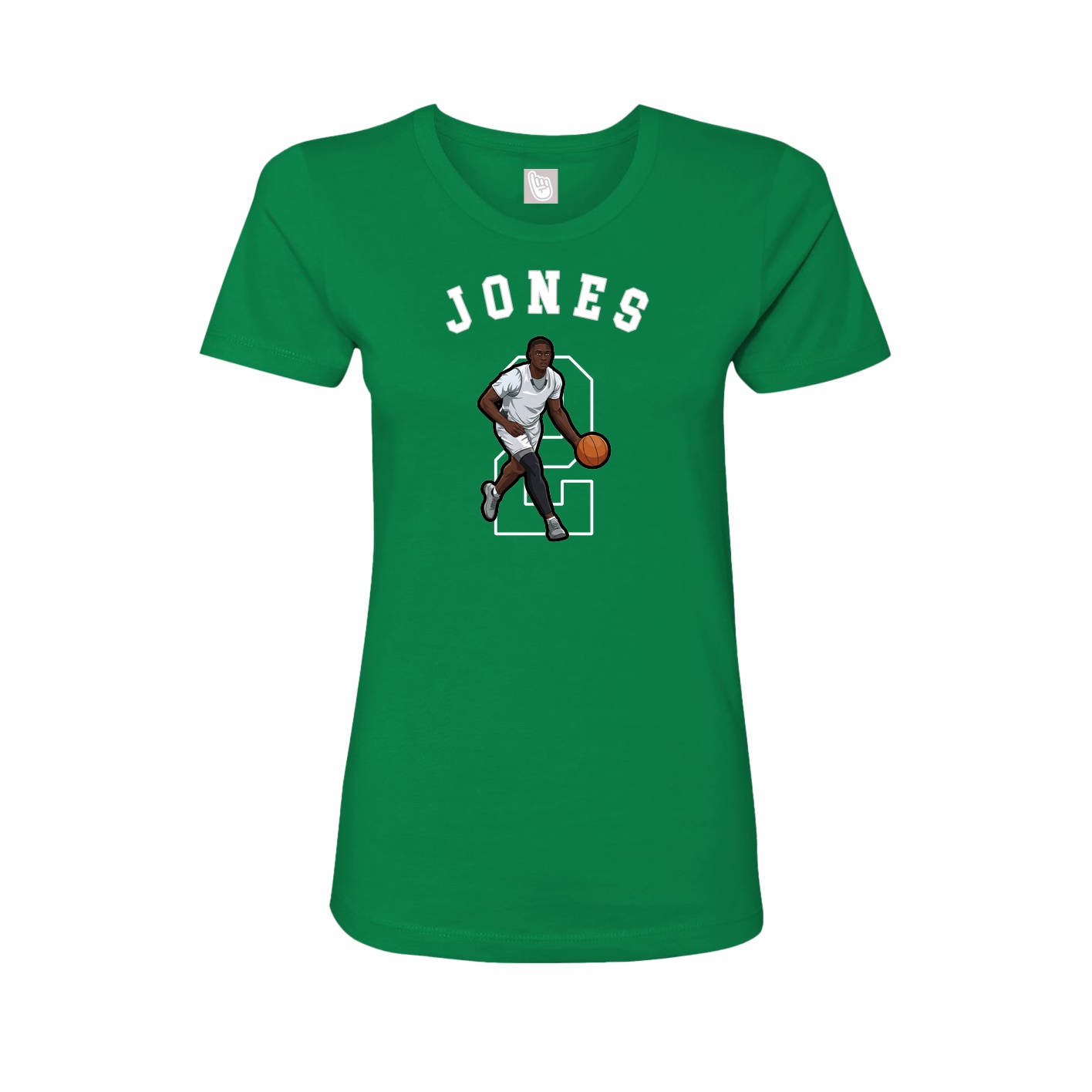 Fitted Women's Tee — Shirsey Arch in Green