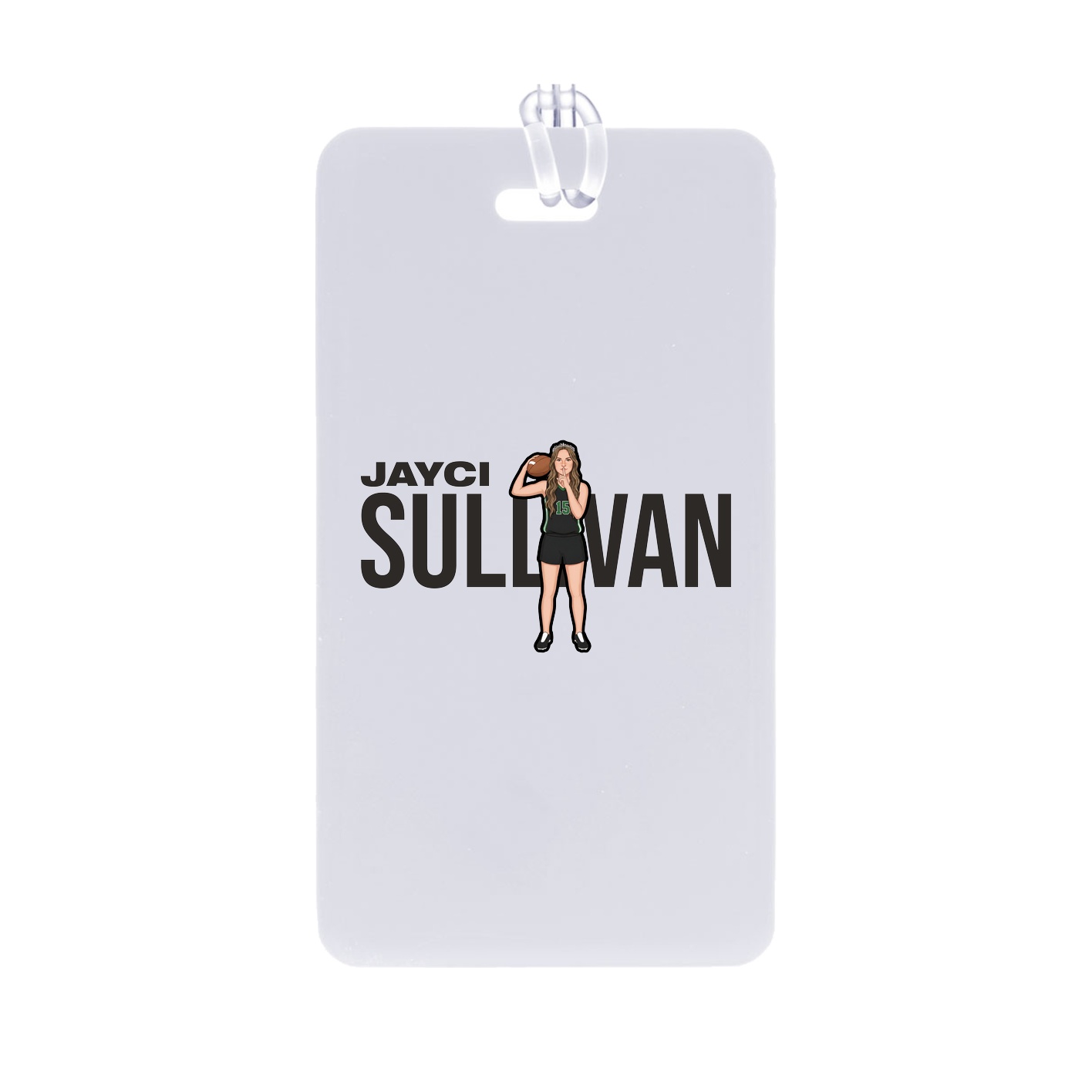 Bag Tag — Player Name in Classic