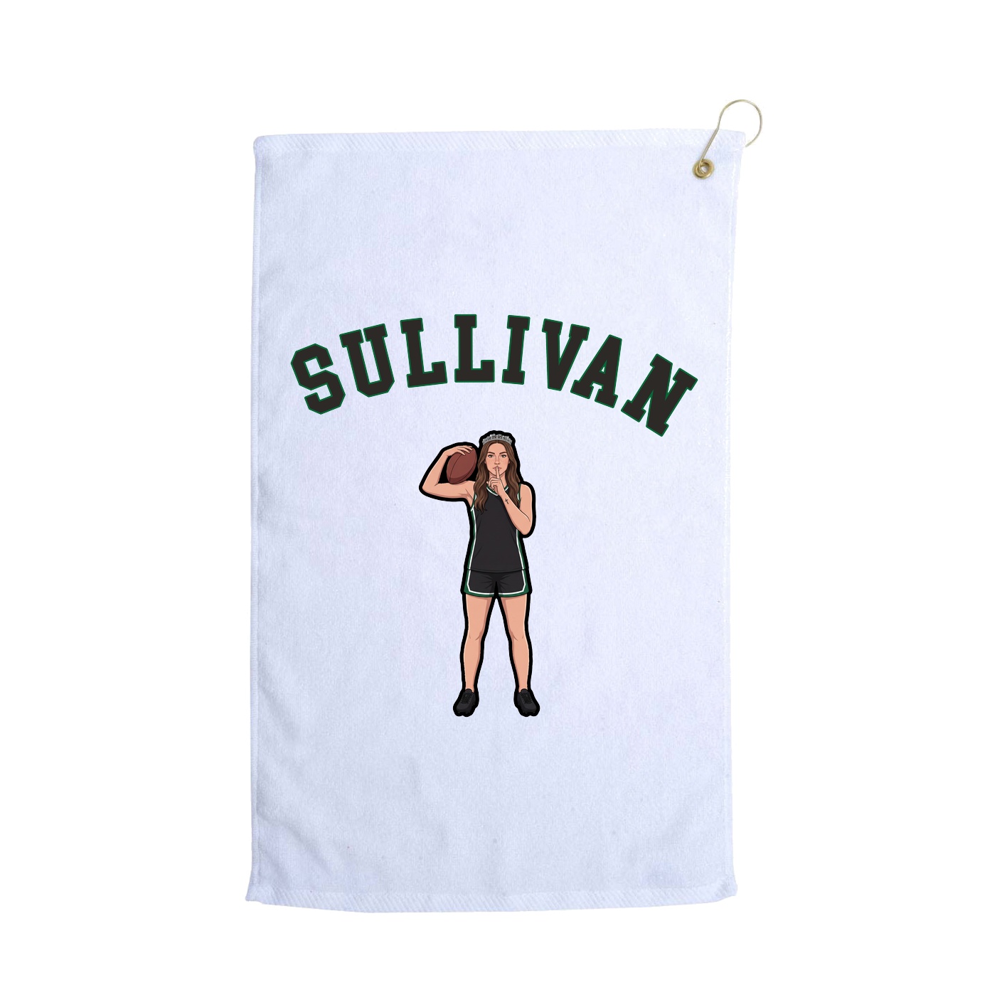 Golf Towel — Shirsey Arch in White
