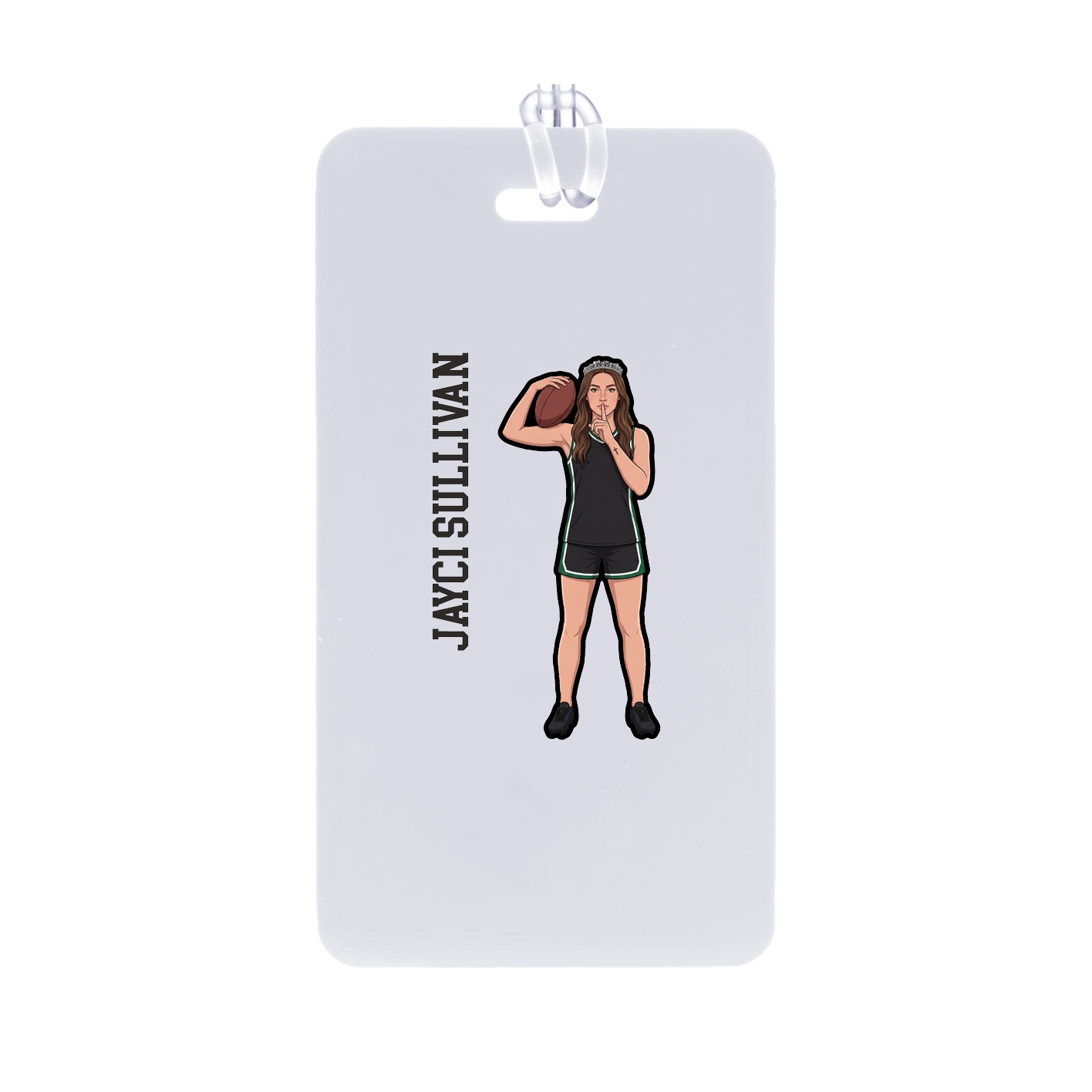 Bag Tag — Name Vertical in Classic