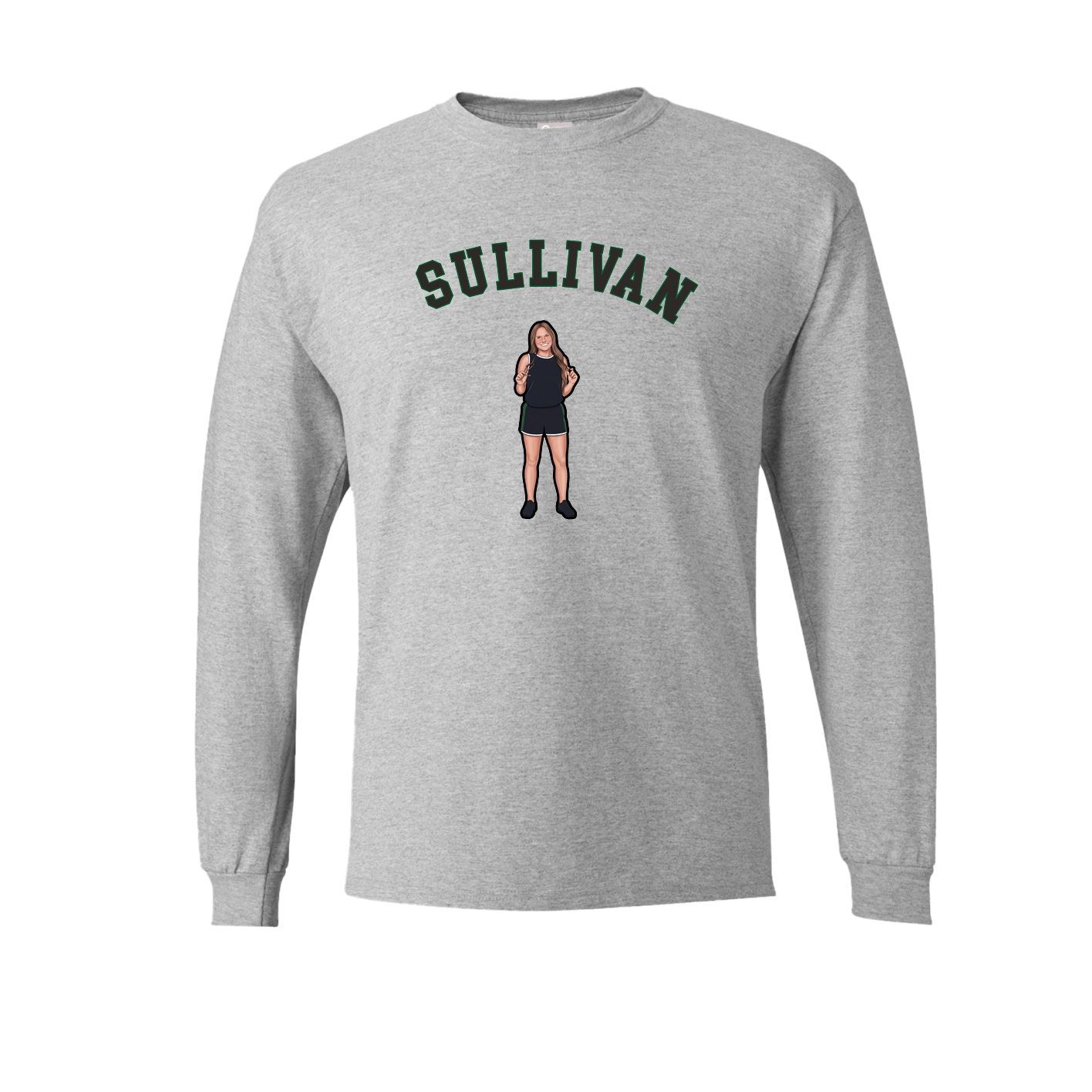 Long Sleeve Tee — Shirsey Arch in Grey
