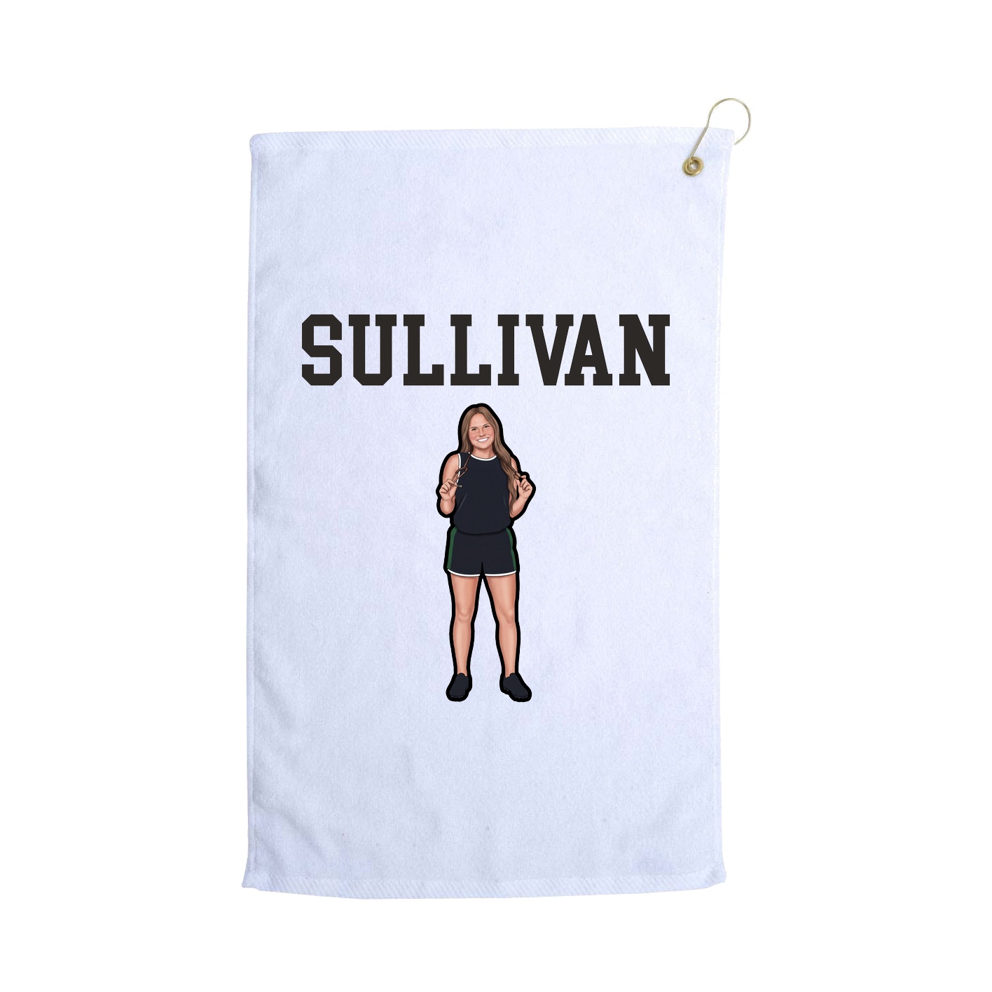 Golf Towel — Shirsey in White