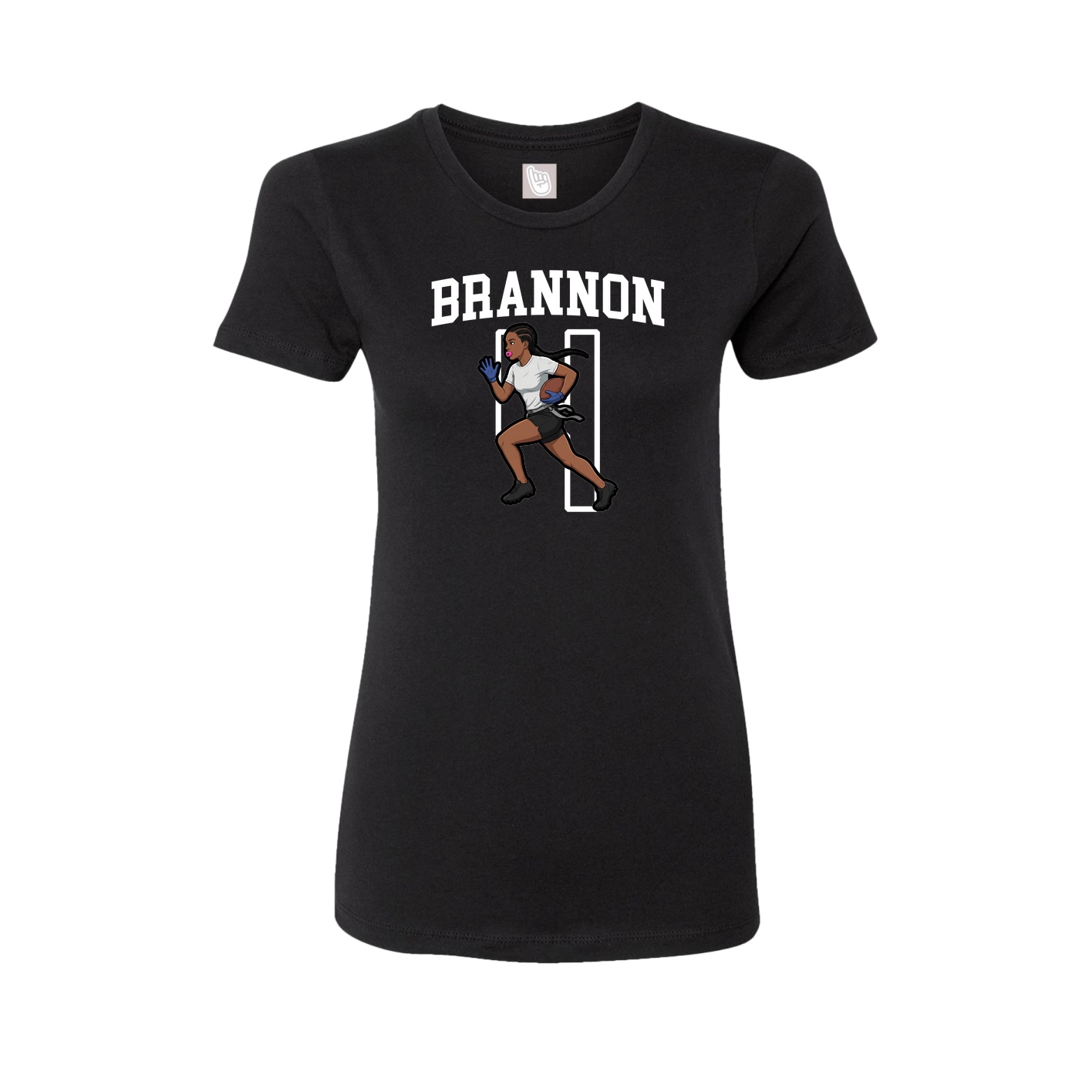 Fitted Women's Tee — Shirsey in Black
