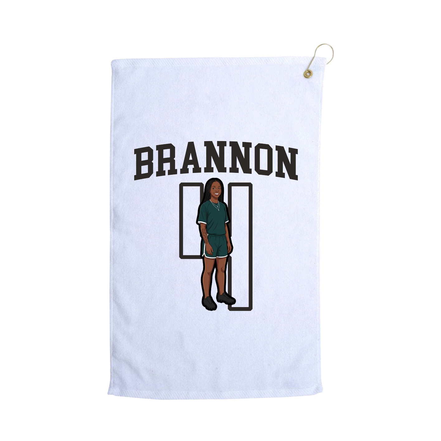 Golf Towel — Shirsey in White