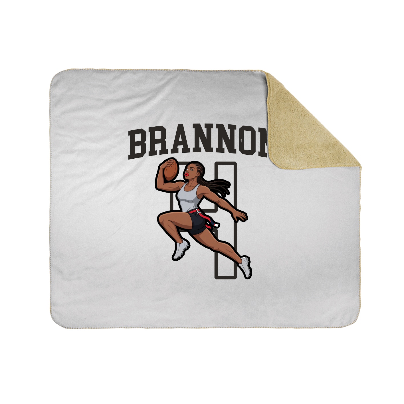 Throw Blanket — Shirsey in White