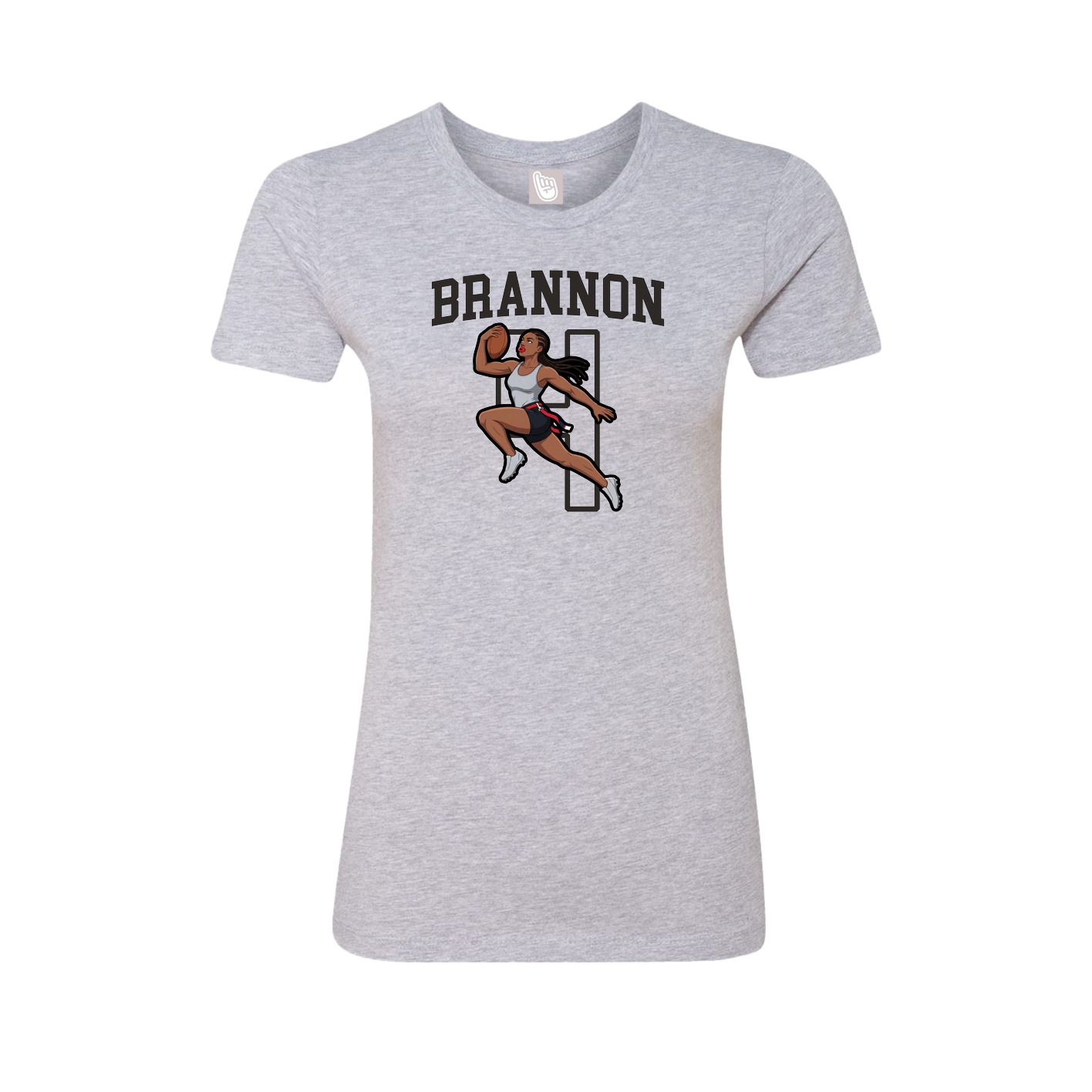 Fitted Women's Tee — Shirsey in Grey