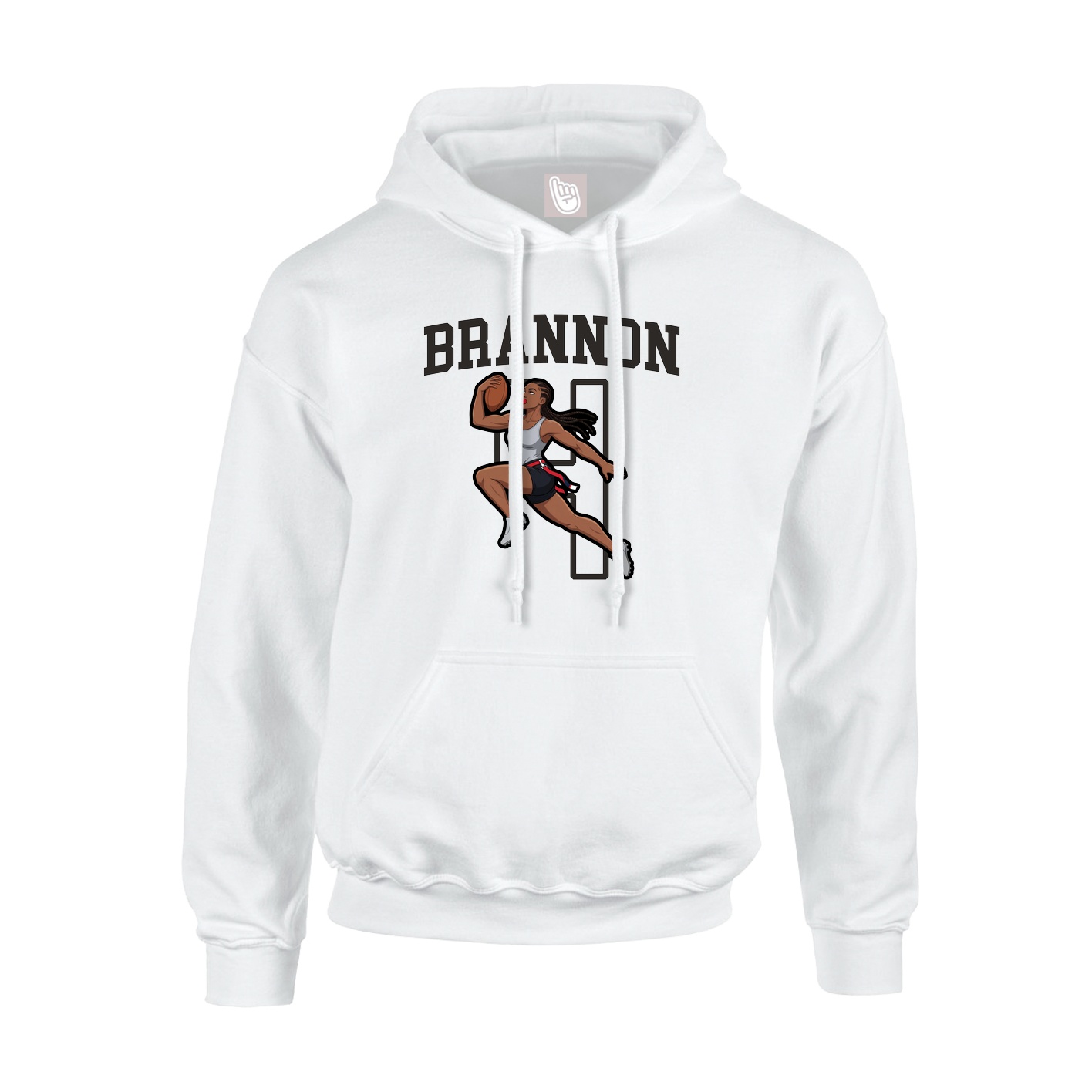 Hoodie — Shirsey in White