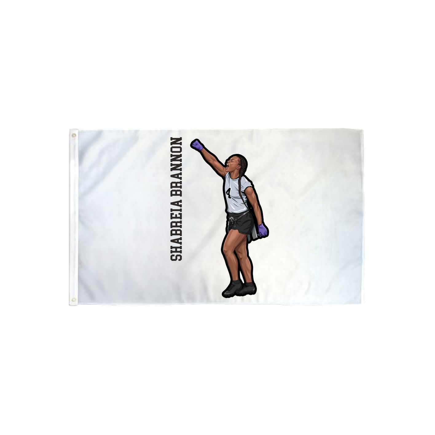 3x5 Flag — Name Vertical in Classic