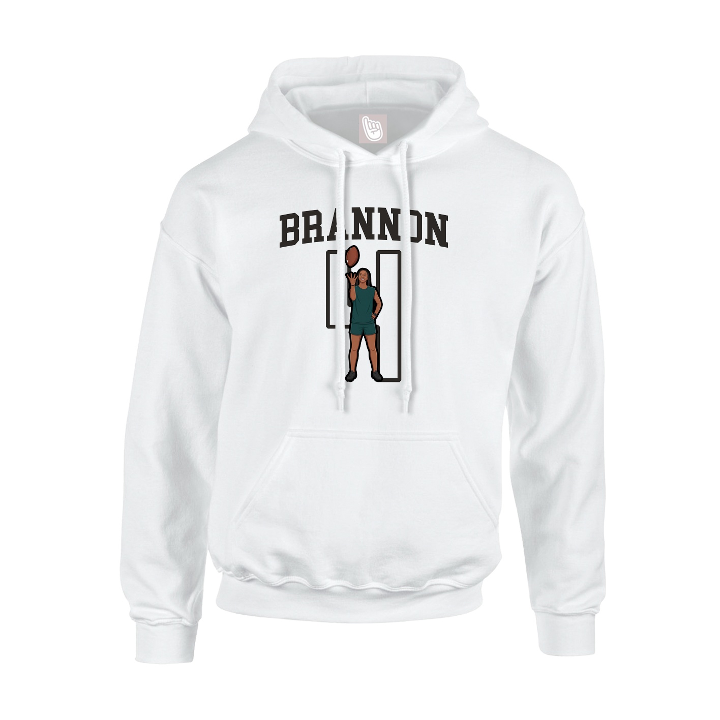 Youth Hoodie — Shirsey in White