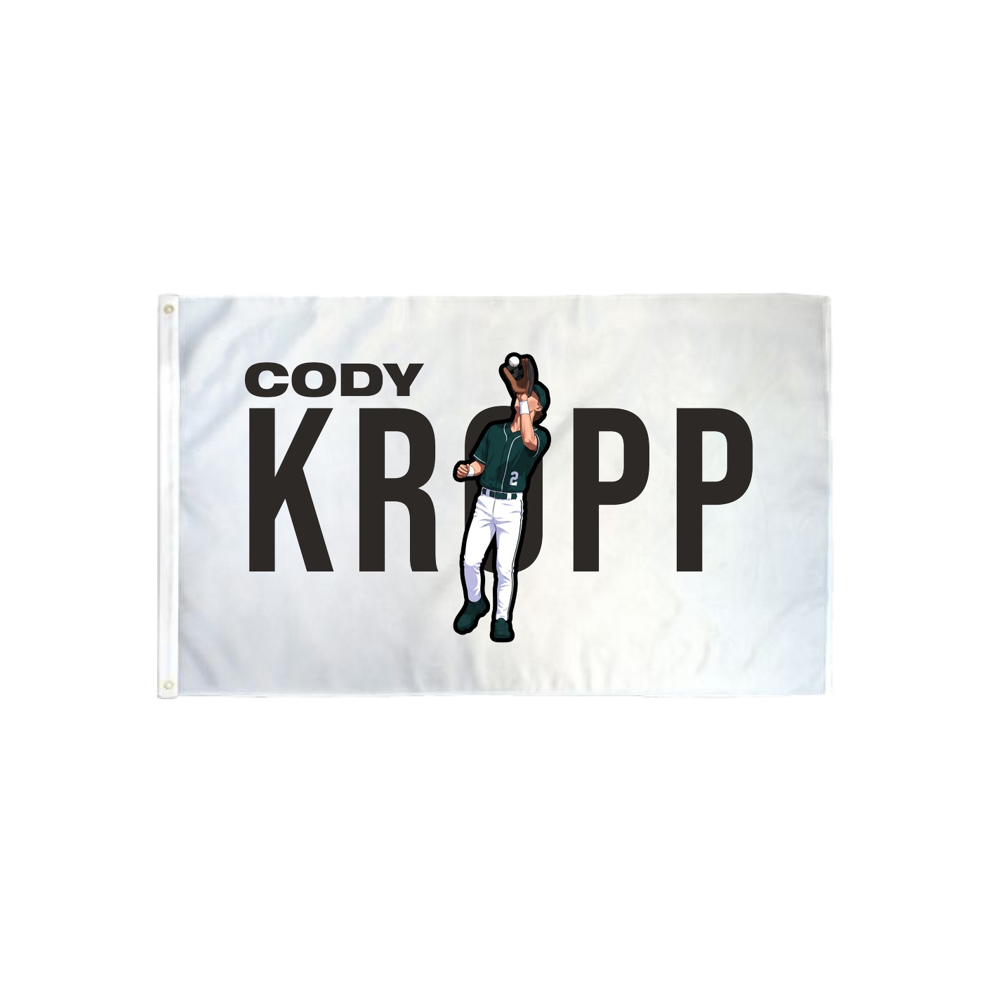 3x5 Flag — Player Name in Classic