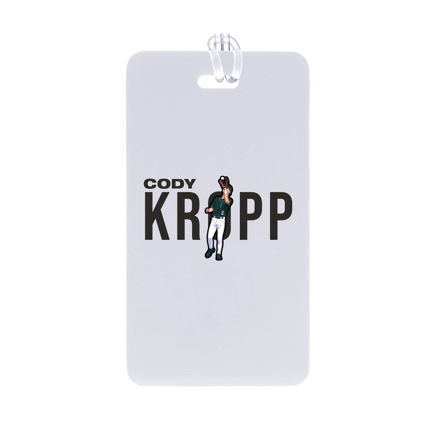 Bag Tag — Player Name in Classic