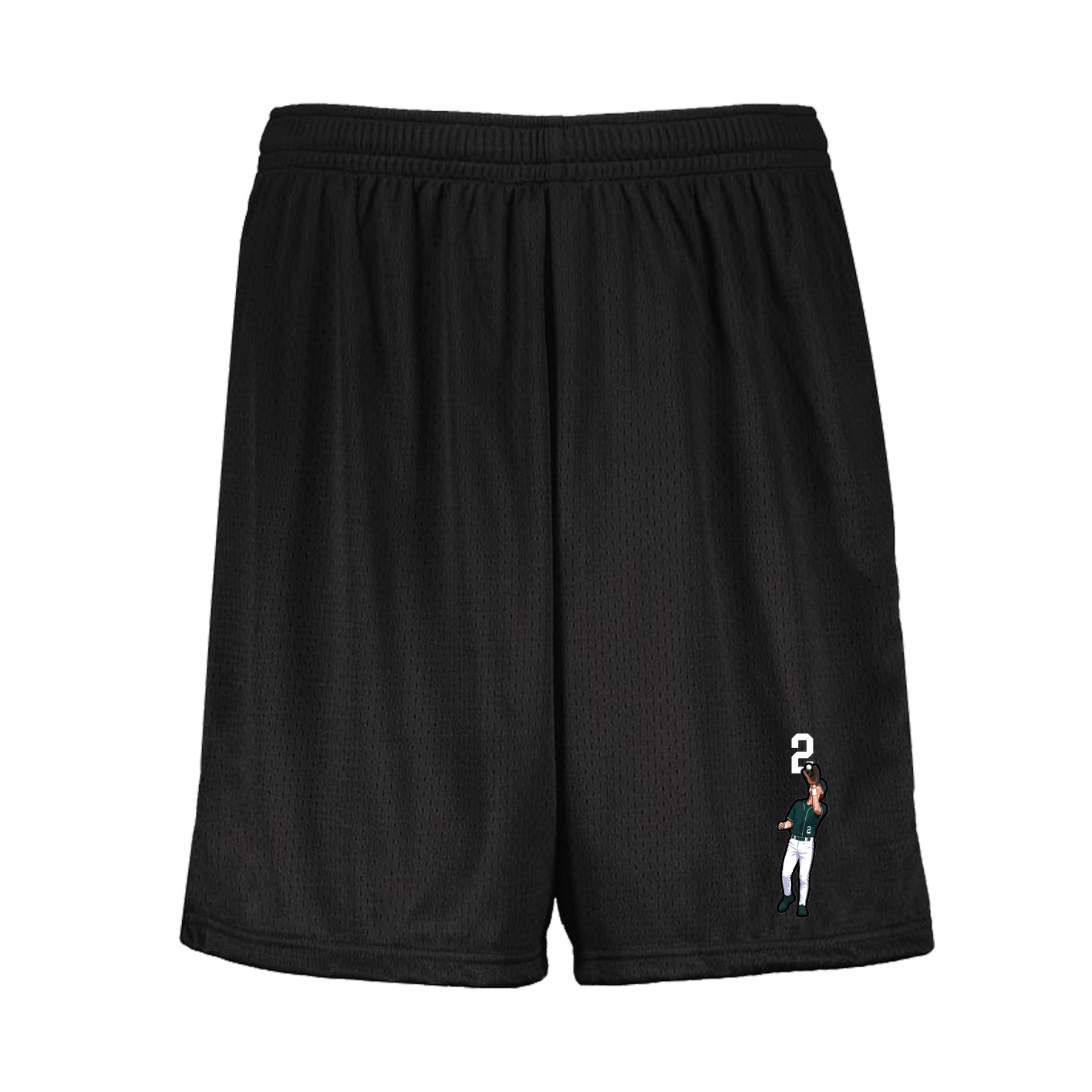 Shorts — Number Top in Black