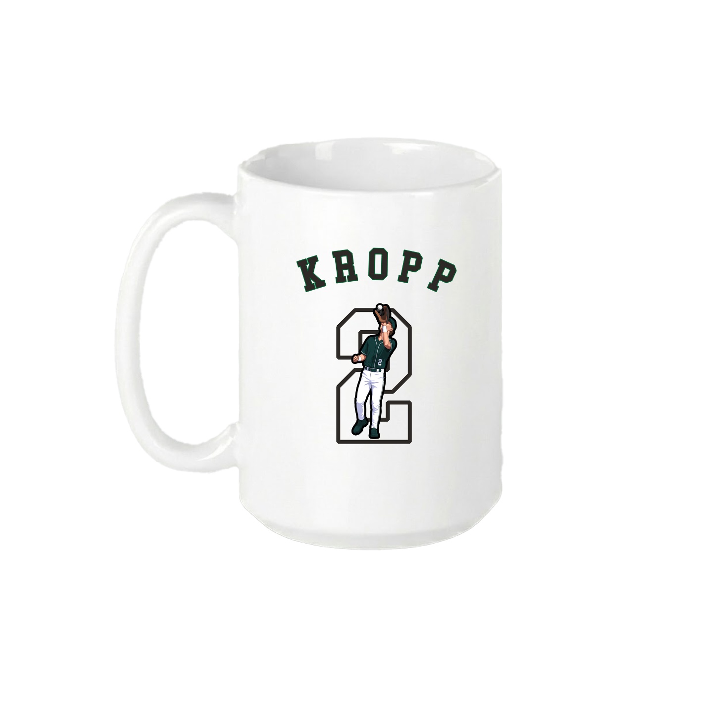 15oz Coffee Mug — Shirsey Arch in White
