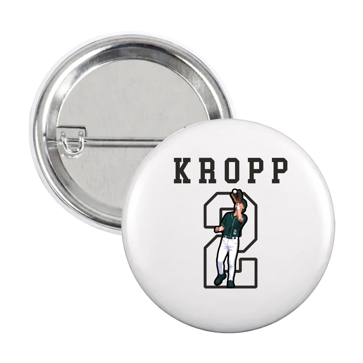 Game Day Button — Shirsey in White