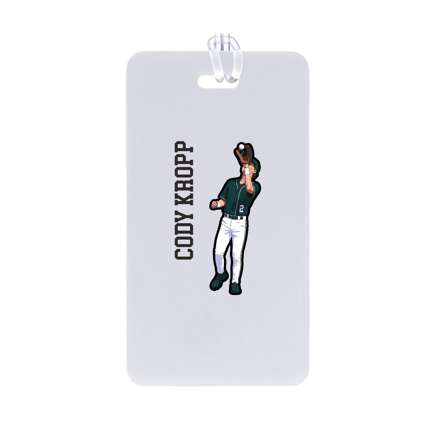Bag Tag — Name Vertical in Classic
