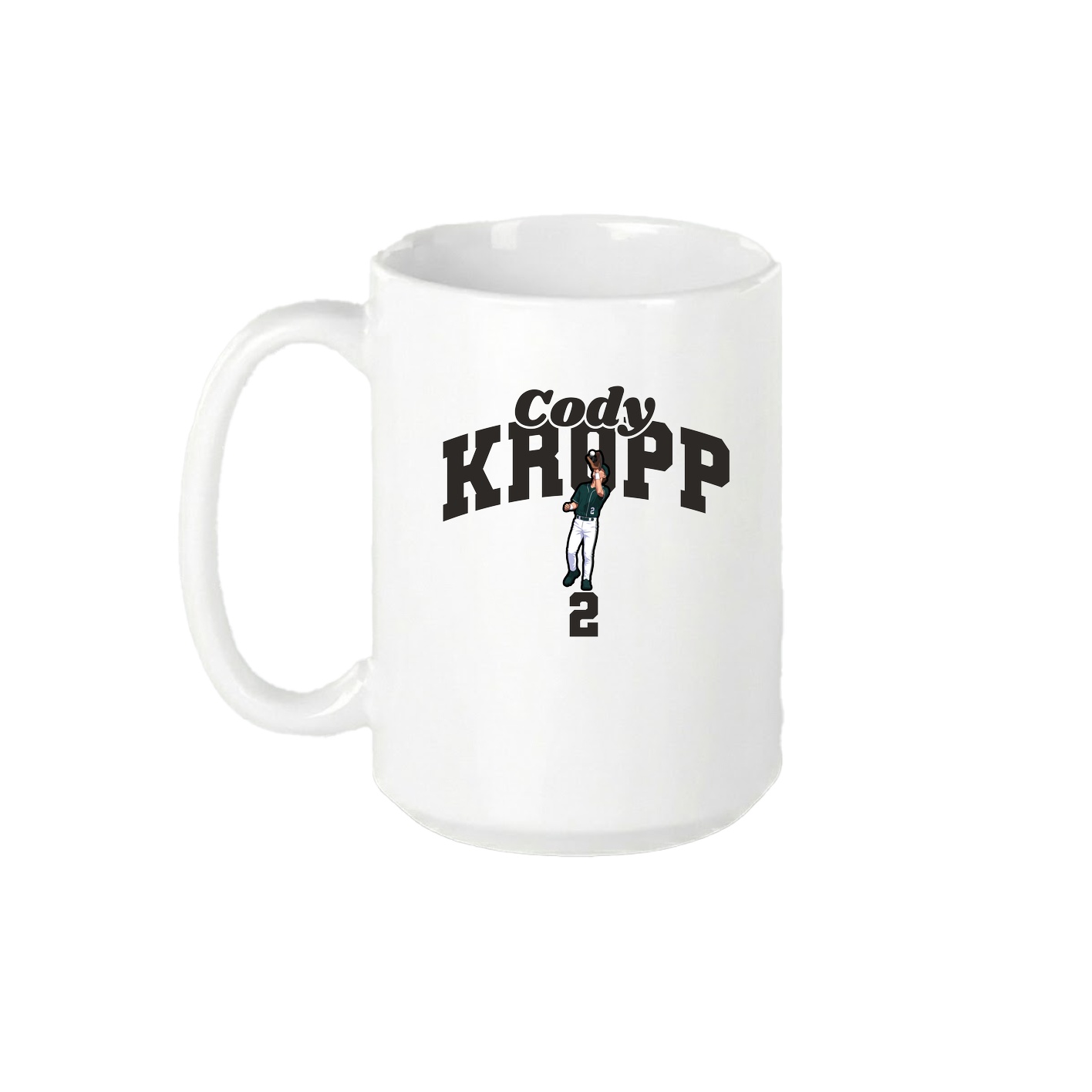 15oz Coffee Mug — Signature Arch in White