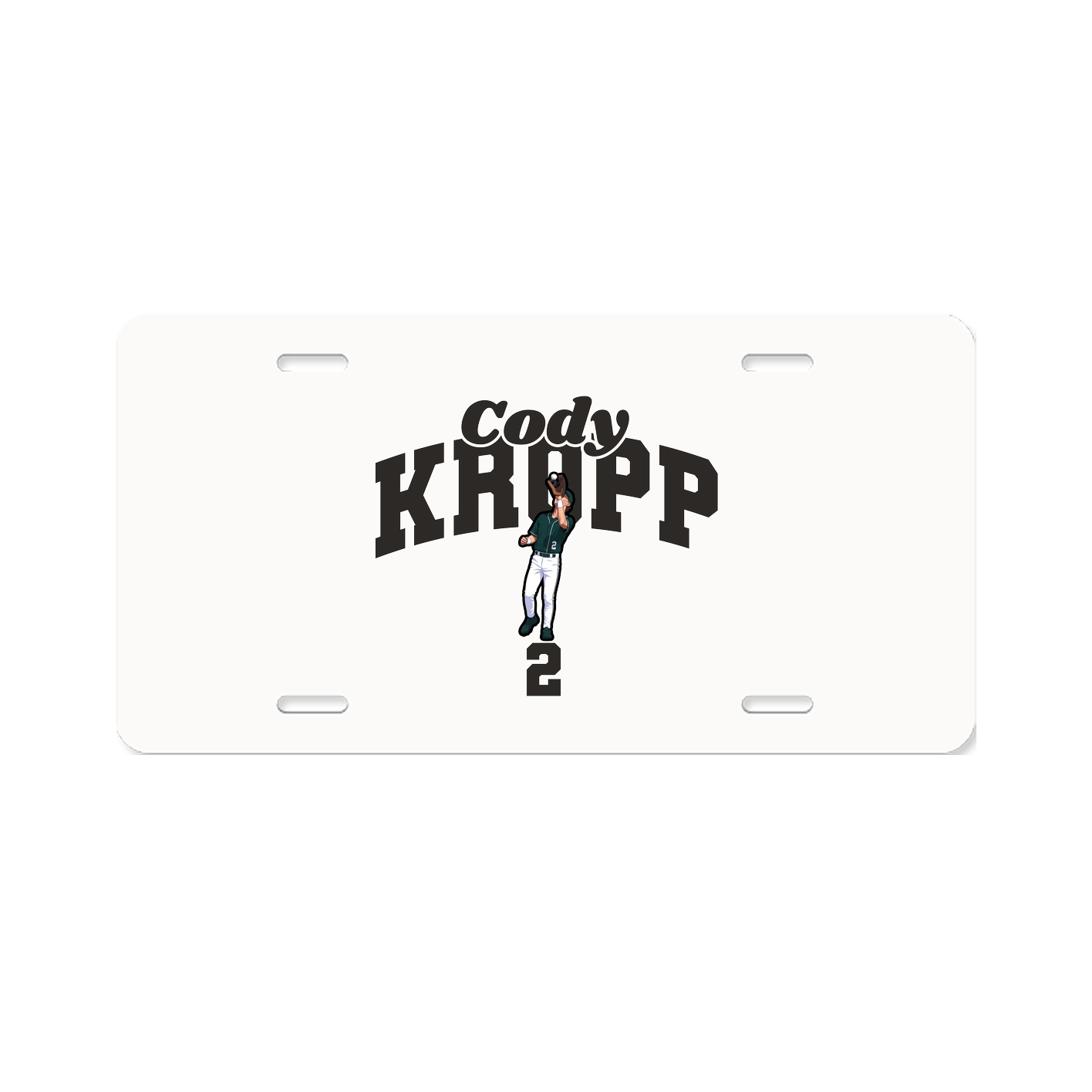 License Plate — Signature Arch in Classic