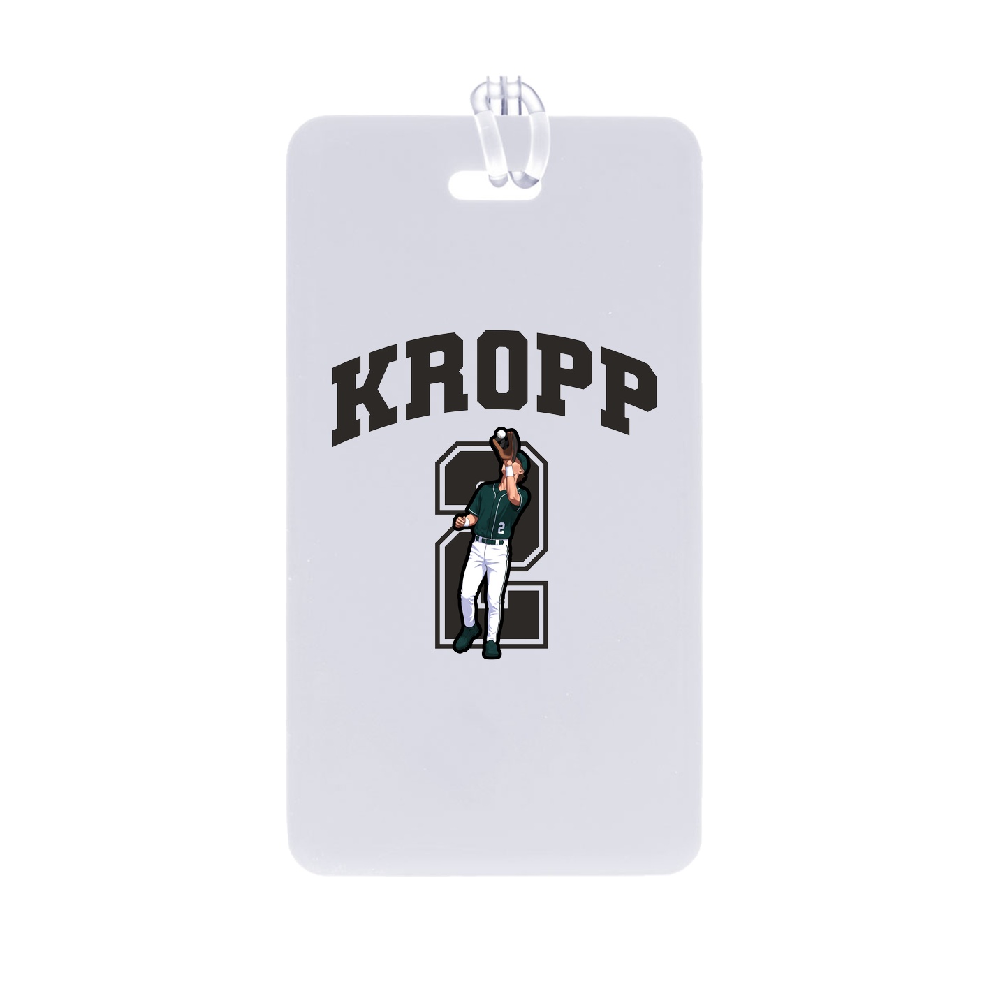 Bag Tag — Number in Classic