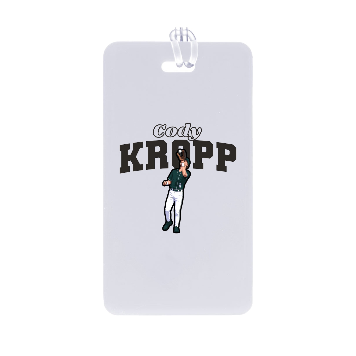 Bag Tag — Name Arch in Classic