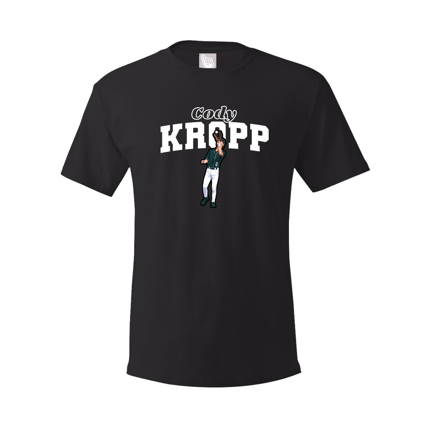 Youth Tee — Name Arch in Black