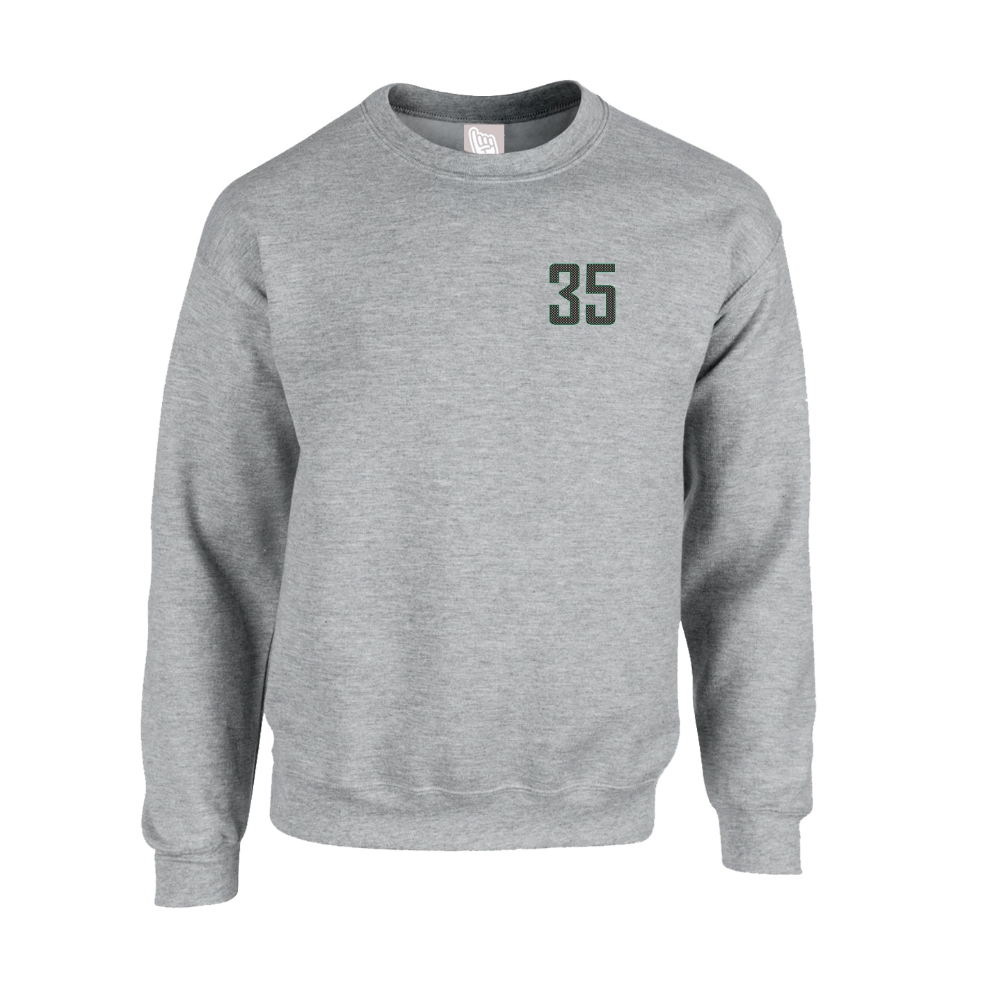 Fleece Crew — Front Shirsy in Grey