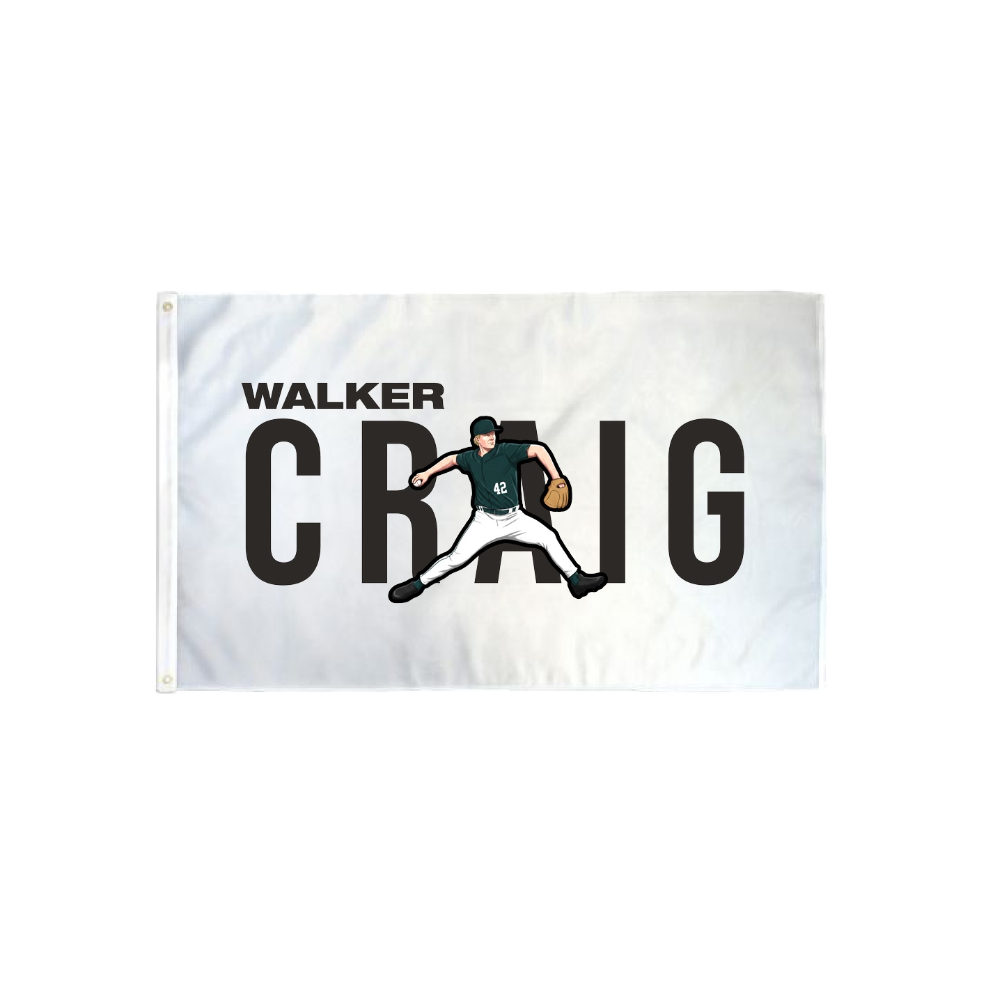 3x5 Flag — Player Name in Classic