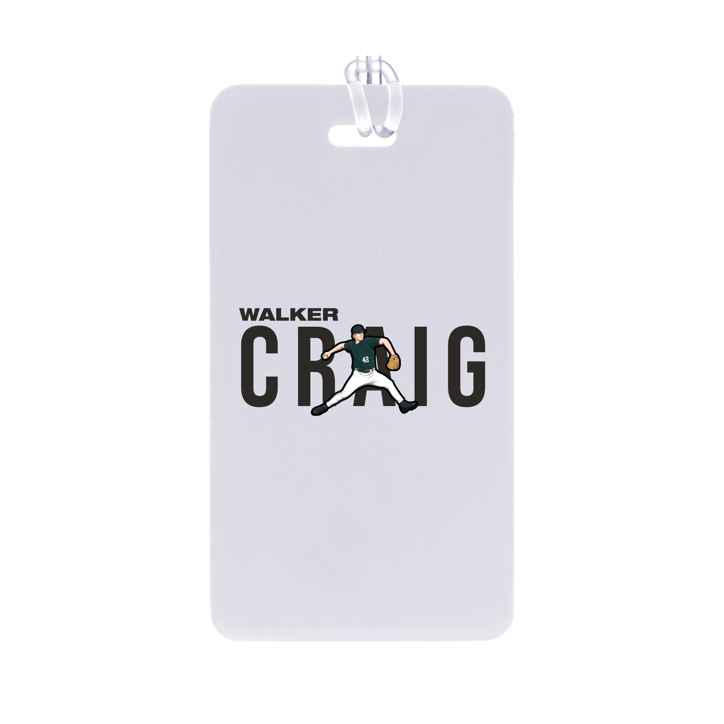 Bag Tag — Player Name in Classic