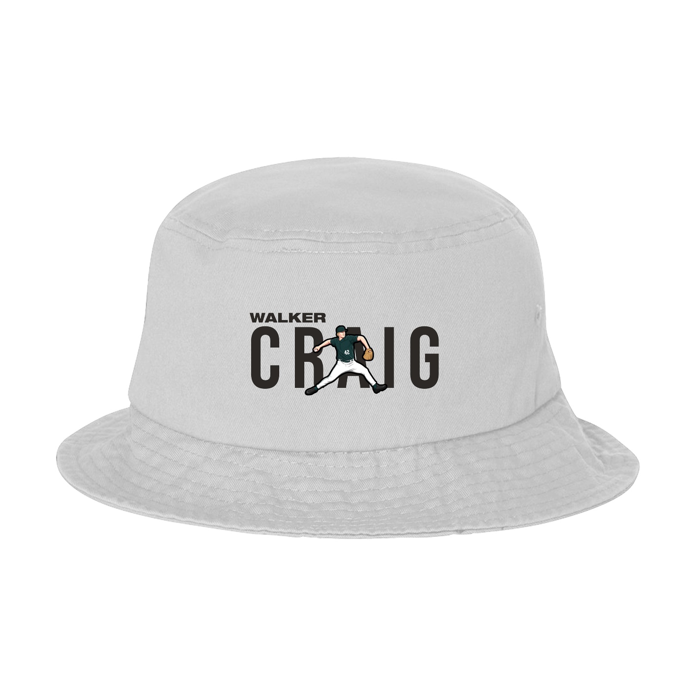Bucket Cap — Player Name in White
