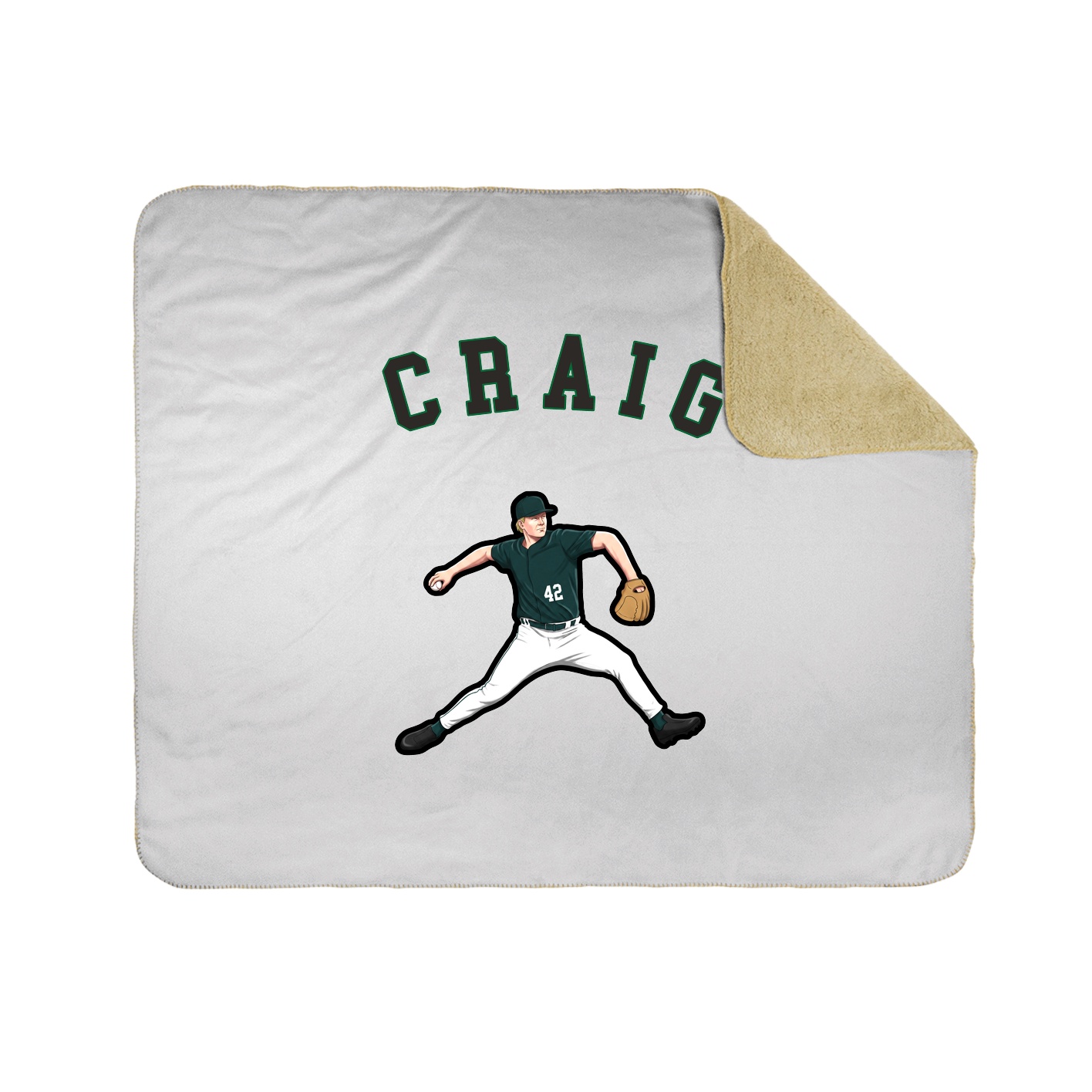 Throw Blanket — Shirsey Arch in White