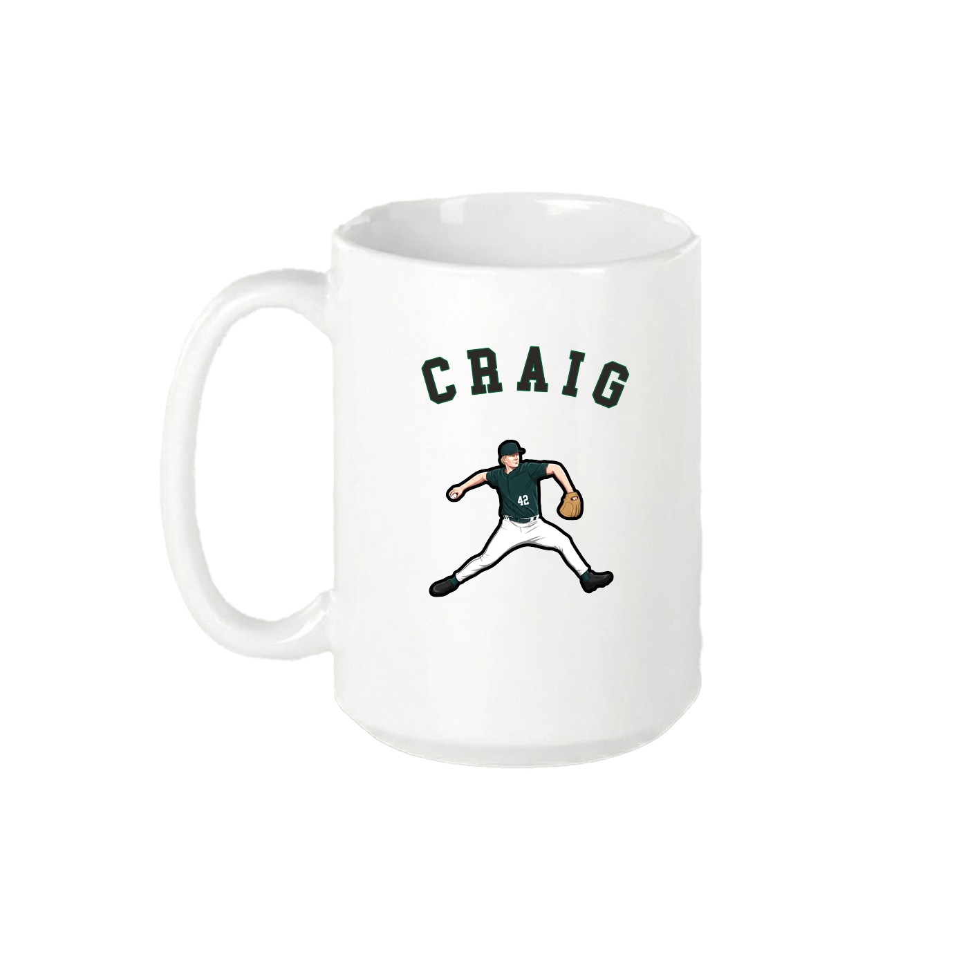 15oz Coffee Mug — Shirsey Arch in White