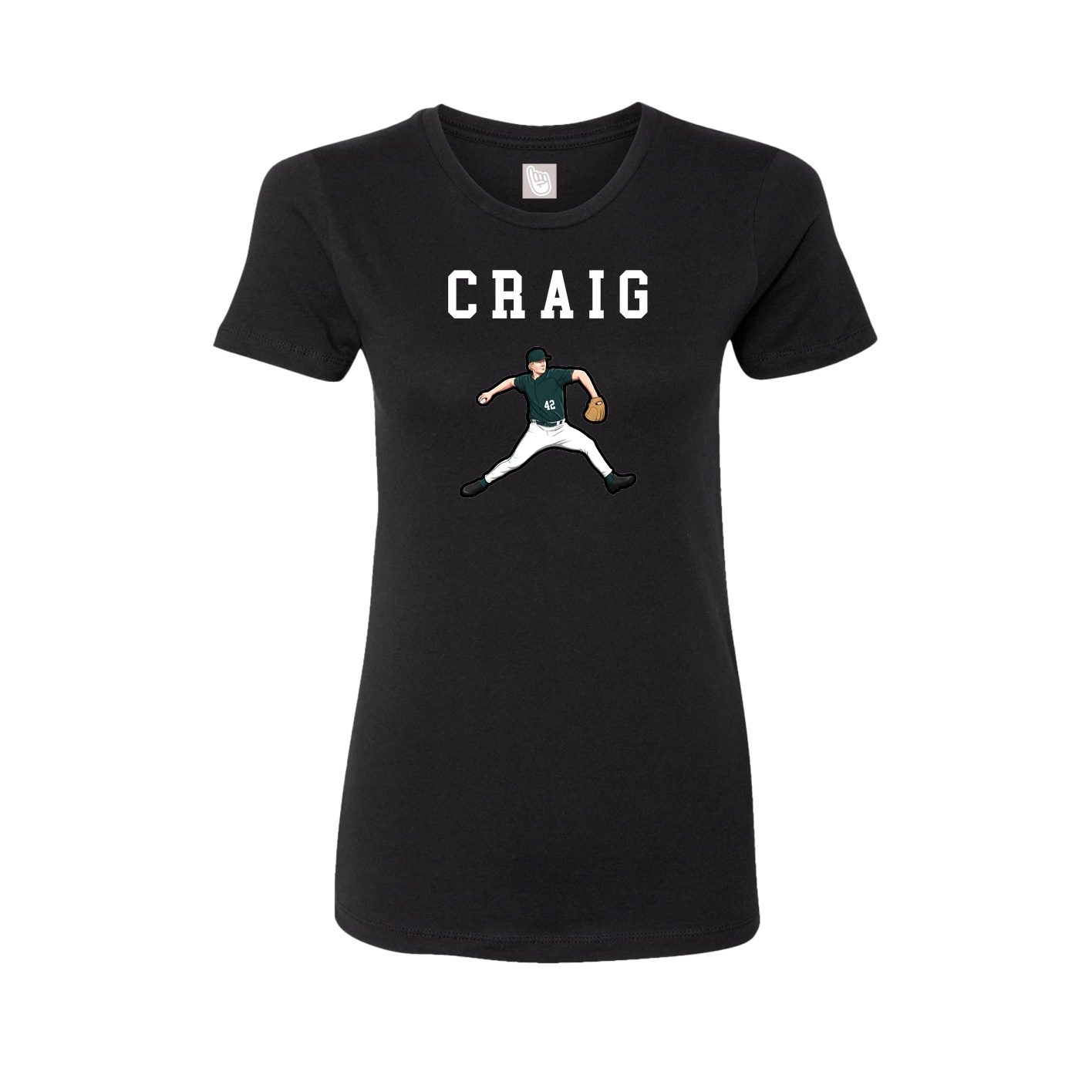 Fitted Women's Tee — Shirsey in Black