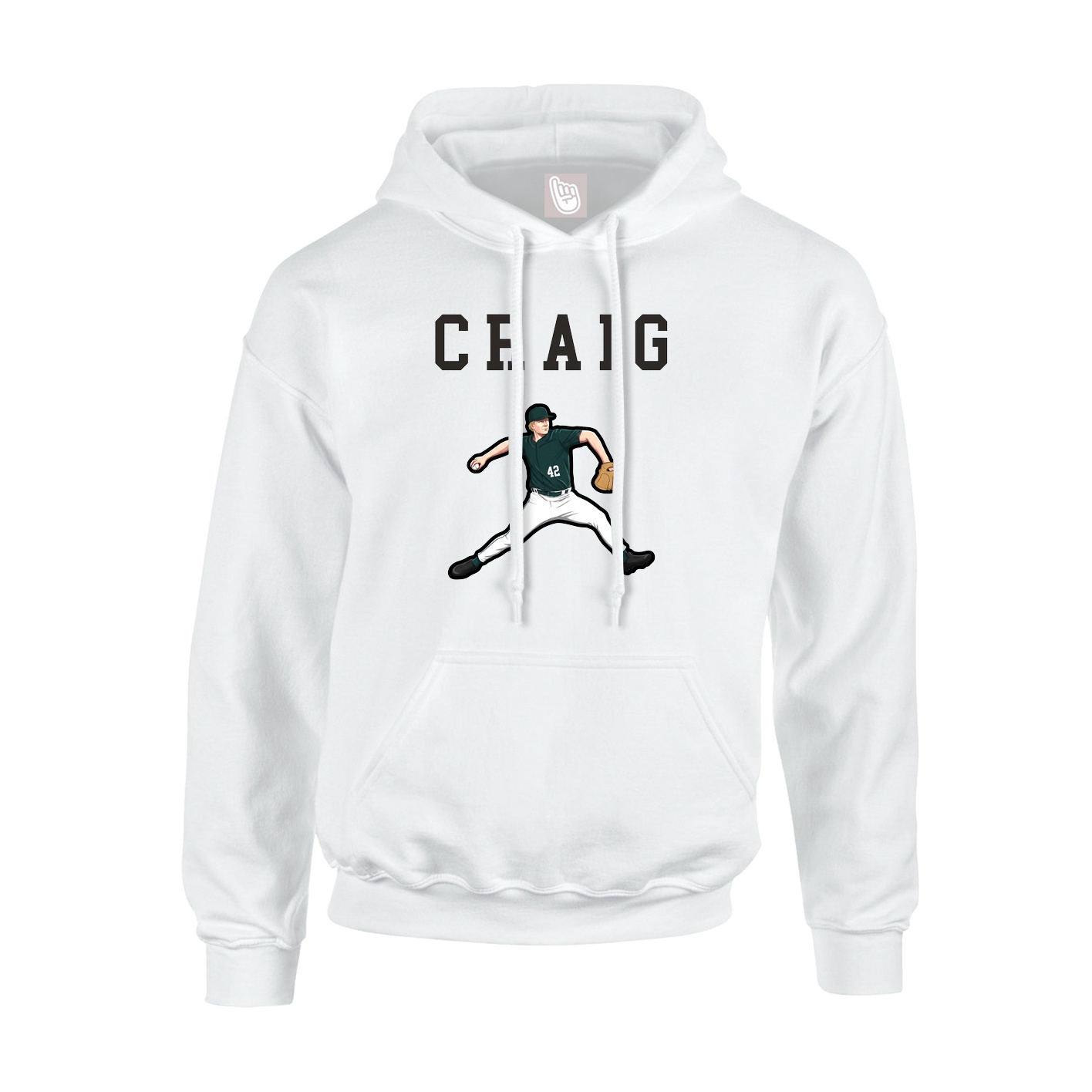 Youth Hoodie — Shirsey in White