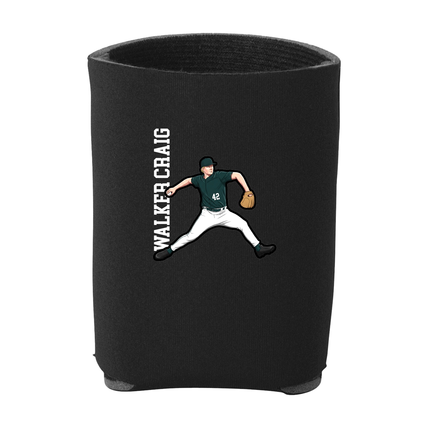 Can Holder — Name Vertical in Black