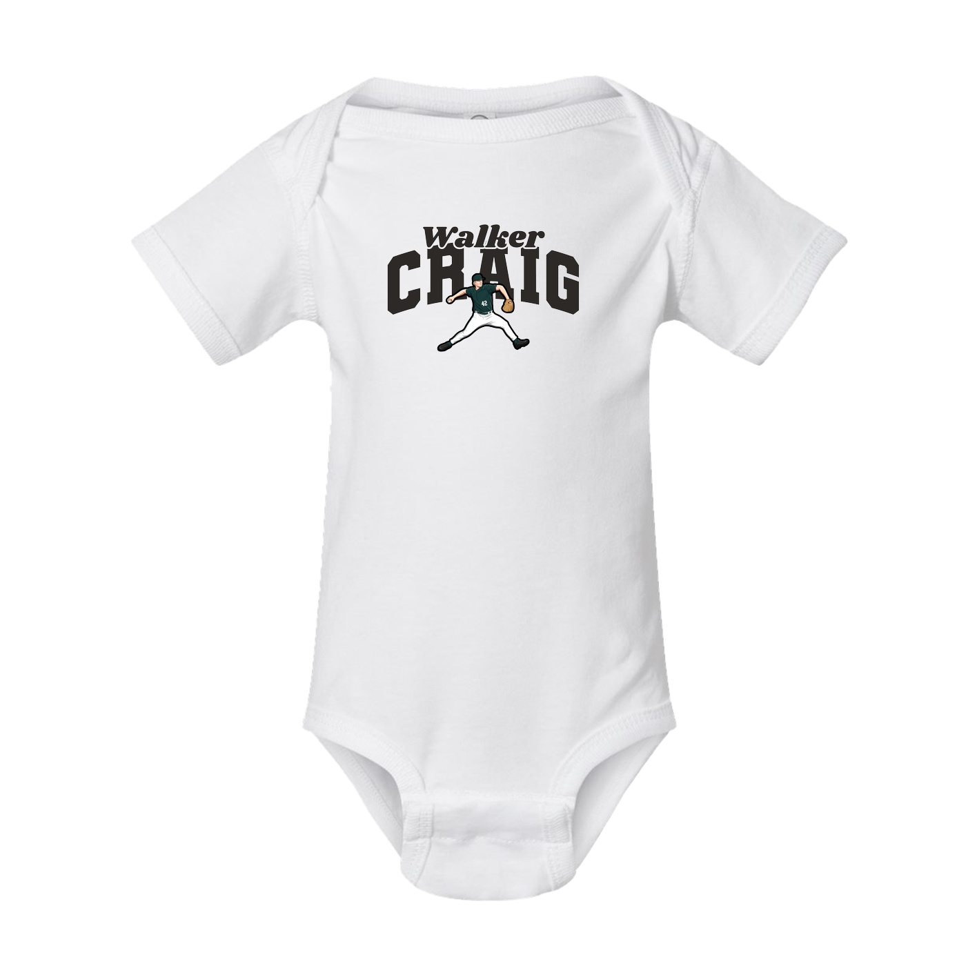 Baby Onesie — Signature Arch in White
