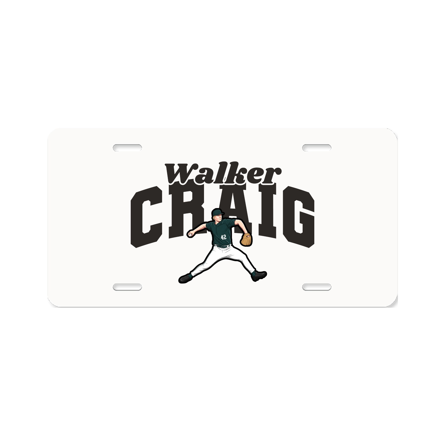 License Plate — Signature Arch in Classic