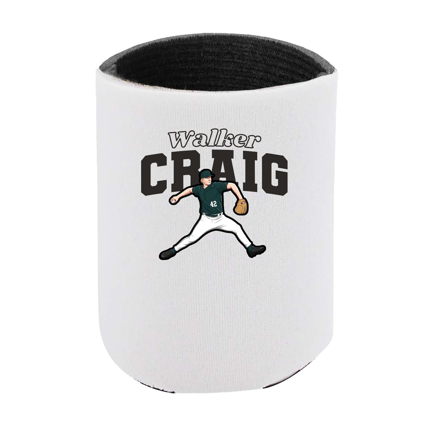 Can Holder — Name Arch in White