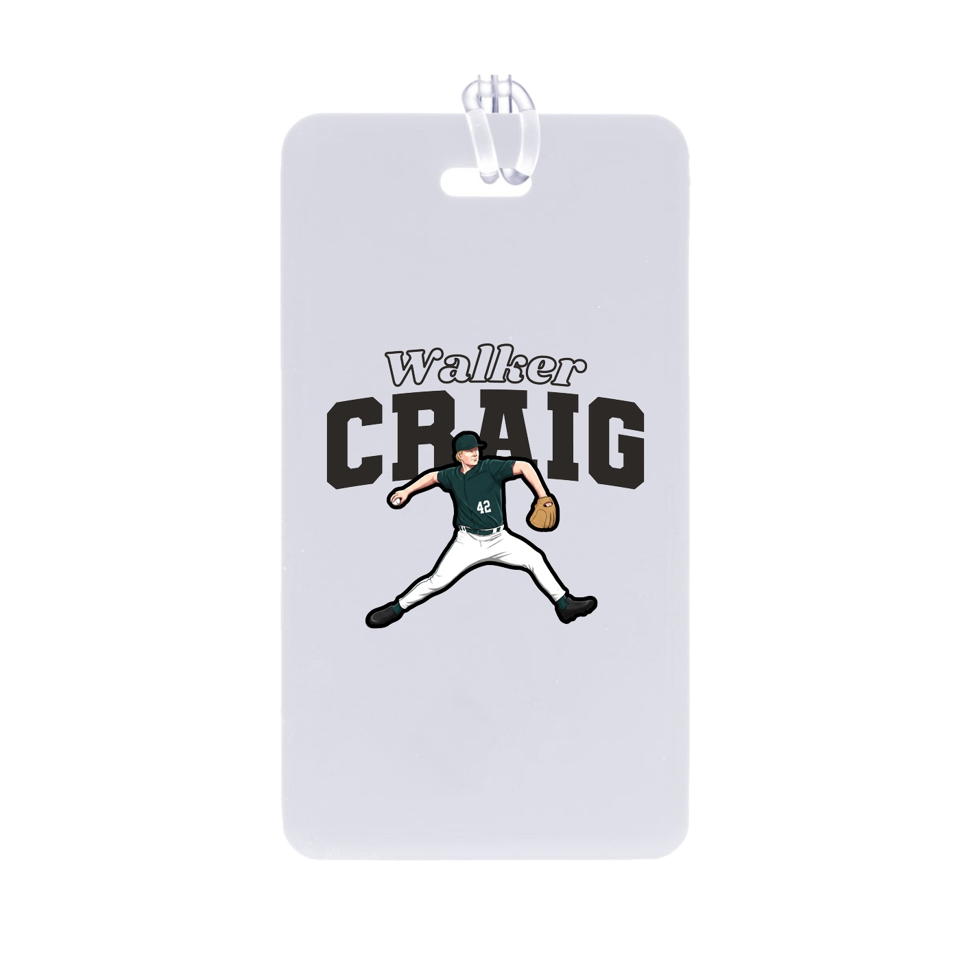 Bag Tag — Name Arch in Classic